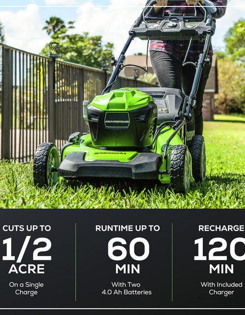 Load image into Gallery viewer, 40V 21&quot; Brushless Cordless (Smart Pace / Self-Propelled) Lawn Mower (75+ Compatible Tools), (2) 4.0Ah Batteries and Charger Included
