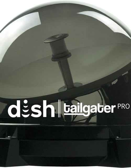 Load image into Gallery viewer, DTP4950 DISH Tailgater Pro Bundle - Premium Portable/Roof Mountable Satellite TV Antenna and DISH Wally HD Receiver, Western &amp; Eastern Arc Satellites, Clear(Smoke)
