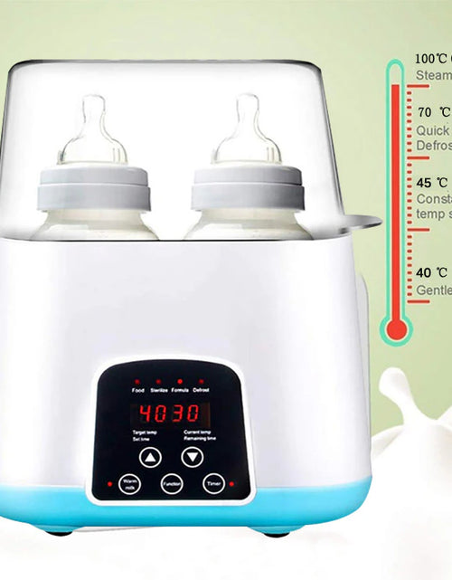 Load image into Gallery viewer, Baby Bottle Sterilizer 6 in 1 Multi Function Automatic Intelligent Thermostat Baby Milk Bottle Disinfection Baby Bottle Warmer
