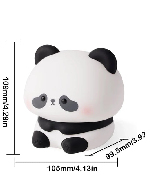 Load image into Gallery viewer, Capybara Silicone Night Light Cute Panda Rechargeable Adjustable Brightness Timing Rechargeable Sleep Nightlights for Kids Room
