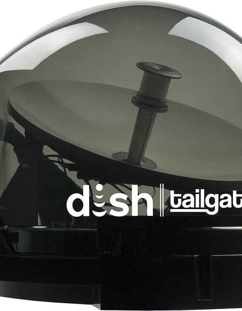 Load image into Gallery viewer, DTP4950 DISH Tailgater Pro Bundle - Premium Portable/Roof Mountable Satellite TV Antenna and DISH Wally HD Receiver, Western &amp; Eastern Arc Satellites, Clear(Smoke)
