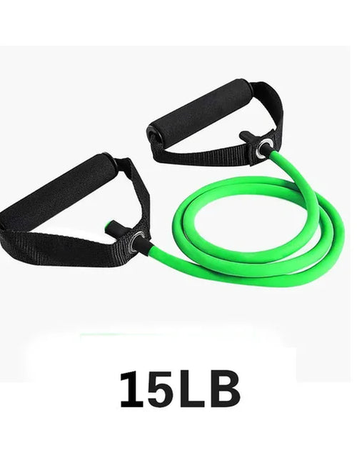 Load image into Gallery viewer, 5 Levels Elastic Band Yoga Pull Rope Elastic Gym Fitness Exercise Tube Band with Handles for Home Workouts Strength Training
