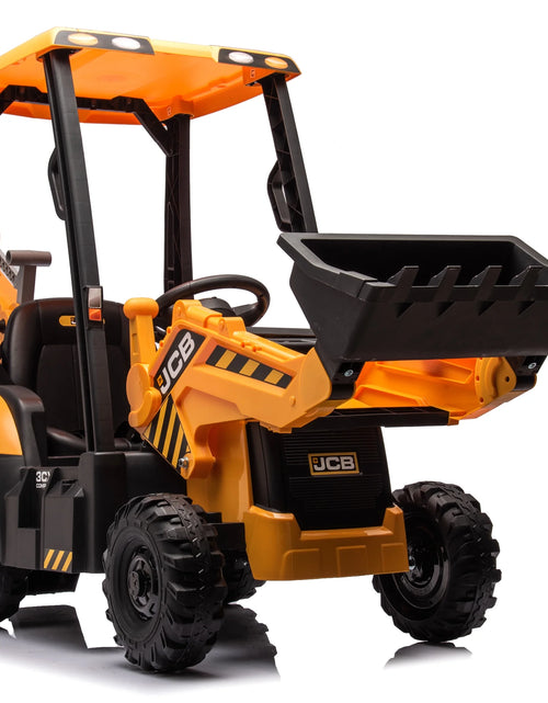 Load image into Gallery viewer, Electric Ride on Excavator for Kids, Licensed JCB 12V Ride-On Construction Toys with Remote
