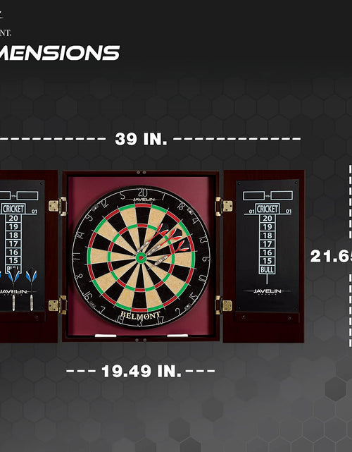 Load image into Gallery viewer, Bristle Dartboard and Cabinet Sets- Features Easy Assembly - Complete with All Accessories
