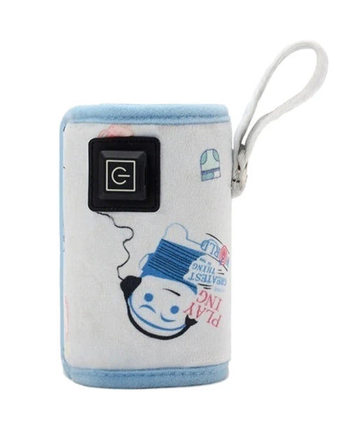 Load image into Gallery viewer, USB Milk Bottle Warmer Infant Bottle Portable Heat Keeper Formula Milk Travel Heating Sleeve for Baby Nursing Bottles
