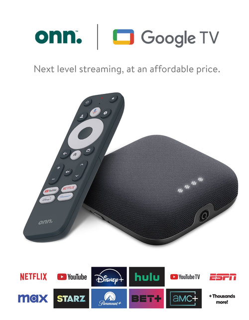 Load image into Gallery viewer, Google TV 4K Pro Streaming Device (New, 2024), 4K UHD Resolution, Dolby Vision &amp; Dolby ATMOS, Hands-Free Voice Control, Smart Hub
